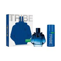 Kit Perfume Benetton Tribe Edt 2 Piezas