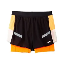 Short Brooks 221687080 Run Visible 4 2IN1 Femenino