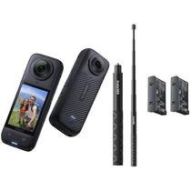 Kit Camera de Acao INSTA360 X4 Adventure Bundle - Preto (Cinsabma)