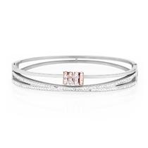 Pulseira Feminina Daniel Klein DKJ.2.2083-2 - Prata/Rose Gold