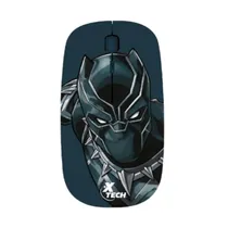 Mouse Xtech Edição Black Panther XTM-M340BP / Sem Fio / 1600 Dpi / 4 Botões - Preto