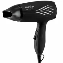 Secador de Cabelo Britânia Easy Travel 1.000 Watts Bivolt - Preto