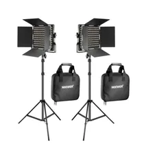 Kit Luz de Vídeo LED Neewer 660 Bi-Color + Bolsa + Tripés