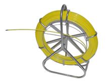 F. Guia de Fibra para Dutos 6MM 120 Metros Amarelo+Suporte