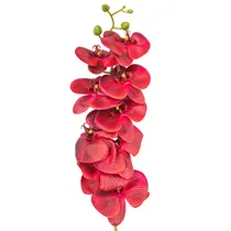 Orquídea Artificial Decorativa - Vermelho