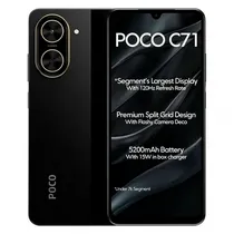 Celular Xiaomi Poco C71 DS 64GB/3RAM Global Black