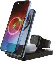 Carregador Sem Fio Magnético Joog Magcharger 3 In 1 QI2 MC3