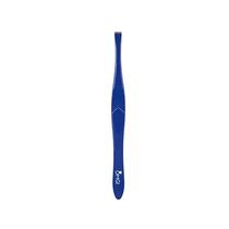 Omg Acs de Beleza Tip Tweezer Acero Inoxidable Punta Cuadrada Azul