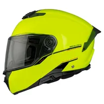 Capacete MT Helmets Atom 2 SV Solid A3 - Articulado - Tamanho M - com Óculos Interno - Gloss Fluor Yellow