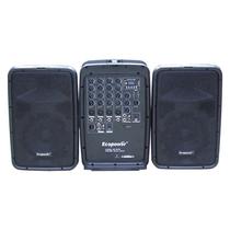 Ecopower Speaker EP-S315 8" X2/ 500W/ BT/ USB/ SD/ Aux/ Profes/ 8X Microfono