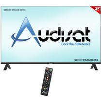 Smart TV LED de 32" Audisat AD-32 HD Con Wi-Fi/Android + Conversor Digital - Negro