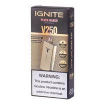 Pod Descartavel Ignite V250 Gold - 25000 Puffs - Peach Mango