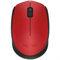 Mouse Logitech M-170 1000 Dpi Sem Fio - Vermelho