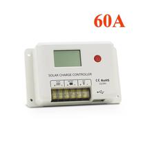 Solar PWM 60A Controlador 12V/24V 2USB HC2460