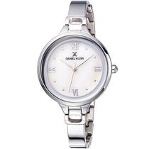 Relogio Analogico Daniel Klein Premium DK11872-1 Feminino, Metal - Prata