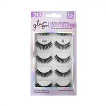 Set Cilios Posticos Glam On Fashion 3D73 5 Pares