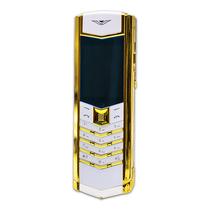 Celular Vertu V10 s-818772 1.8" / Dual Sim-Card - Dourado/Branco