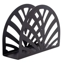 Porta-Guardanapos de Mesa Decorativo - Design Leque Preto