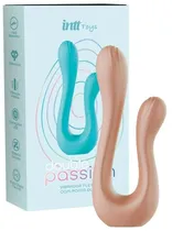 Vibrador Feminino Intt Toys Double Passion Dobro - Nude