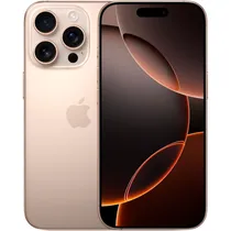 Celular Apple iPhone 16 Pro A3083LL - 8/512GB - 6.3" - e-Sim - NFC - Desert Titanium