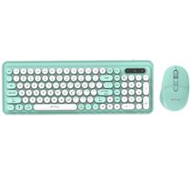 Teclado FTX Wireless/Bluetooth + Mouse FTXGK02 Portugues - Verde