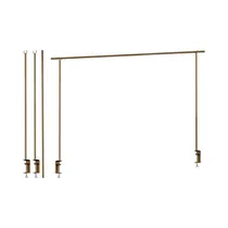 Barra Decorativa para Mesa KPM 027659 135/250 CM Dorado