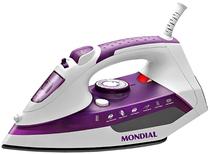 Ferro de Passar A Vapor Mondial Ceramic Express F-40 2000W 220V - Branco/Roxo