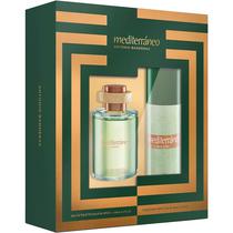 Kit Perfume Antonio Banderas Mediterraneo Edt 100ML + Desodorante 150ML - Masculino