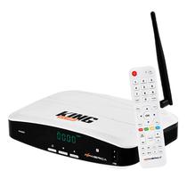 Receptor Az America King GX Pro 4K Wi-Fi - Branco Preto