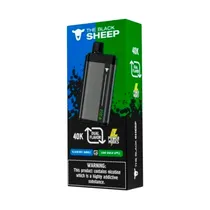 Pod Descartável Black Sheep 40K Blueberry Bubblegum - Sour Green Apple