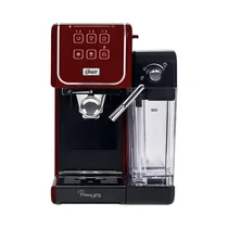 Cafetera Espresso Oster Primalatte BVSTEM6801R-057 220V Rojo - Negro