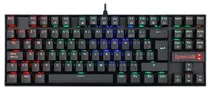Teclado Gaming Redragon Kumara K552RGB-1 - Preto (Espanhol com Fio)