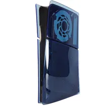 Carcaça Playstation 5 Slim Transparente Azul