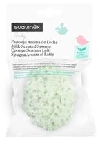 Suavinex Nursery Esponja Aromatizada Leche para Bebes Esponja +0M Verde