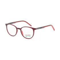 Armação para Óculos de Grau Visard MZ10-17 C.05A Tam. 48-19-140MM - Preto/Vermelho