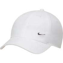 Bone Nike Feminino Club Metal Swoosh Cap M/L Branco - HF6855100