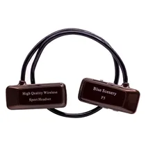 Fone de Ouvido Sem Fio Blue Scenery F5 com Bluetooth - Coffee