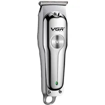 Aparador / Cortador de Cabelo VGT Hair Trimmer V-071 / Recarregavel / com Acessórios - Prata