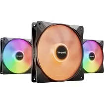 Cooler Be Quiet! Light Wings LX 140MM PWM HS BL130 3 Ventoinhas Argb - Preto