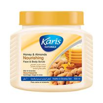 Karis Crema Exfoliante Honey & Almonds Face & Body 600ML