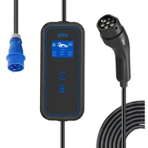 Carregador Portátil para Carro Eletrico Tipo 2 Joog JG-EVPC1 / 32A / 7.2KW - Preto