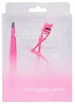 Encrespador de Cílios + Pinça Beauty Creations Eyelash Curler Elct-Pink