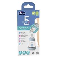 Chicco Nursery Biberon PERFECT5 Azul 0M+ 150ML Detalles En El Producto 150ML Azul