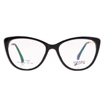 Armação para Óculos de Grau Visard 68106 55-18-148 C-1 (100% TR90) - Preto/Dourado