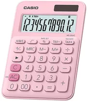 Calculadora Casio MS-20UC (12 Dígitos) - Rosa