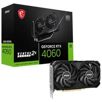 Placa de Vídeo MSI Geforce RTX 4060 Ventus 2X Oc 912-V515-064 com 8GB GDDR6/2490MHZ/Displayport/HDMI