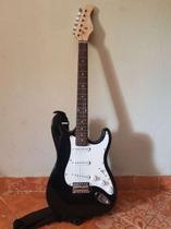 Guit.Suzuki SST-1 BK Strat.