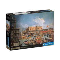 Rompecabezas Clementoni Museum Collection Canaletto The Return Of The Bucentaur At The Molo On Ascension Day 39792 1000 Piezas