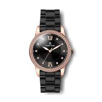 Relogio Analogico Feminino Daniel Klein Premium DK.1.12421-6 - Rosa Ouro e Preto