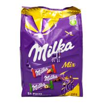 Chocolate Milka Mini Mix com 51 Unidades Pacote 250G